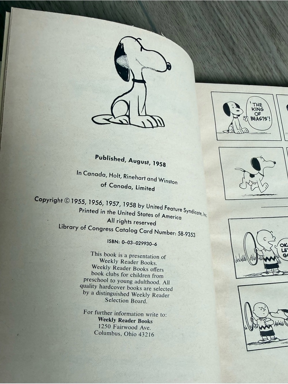 Vintage Snoopy Peanuts Book - Picture 4 of 5